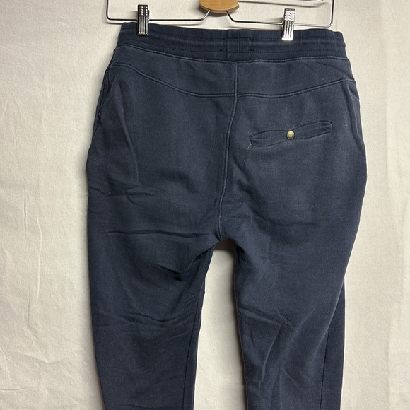 Eleven Paris Mens Fleece Jogger Pants Elastic Waist Navy Blue Size Small - Picture 5 of 7